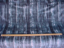 5-1/8Y Kravet Lee Jofa Chicattah Indigo Ikat Velvet Drapery Upholstery Fabric