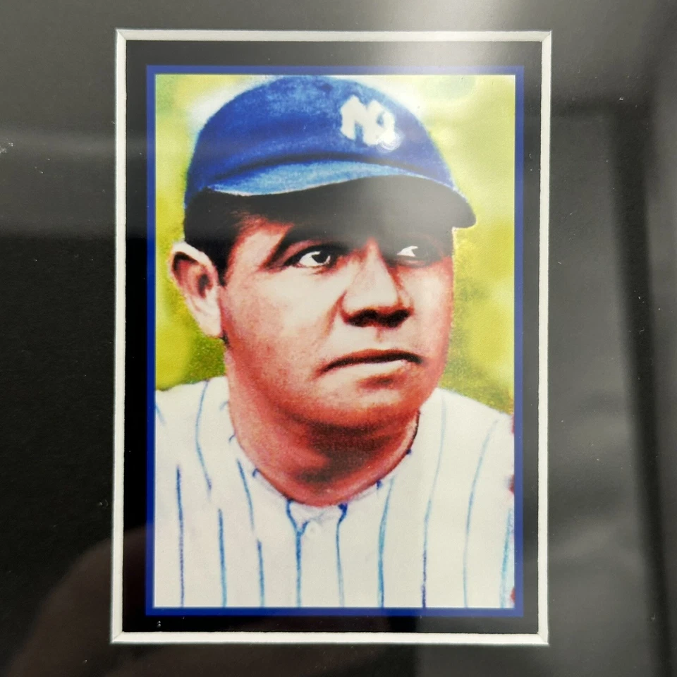 Babe Ruth Yankees GOAT Framed Art Print Limited 10/50 By Anthony Douglas - Image 3 of 4