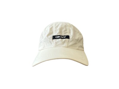 vintage DKNY curve bill dad baseball panel hat cap adult OSFA y2k