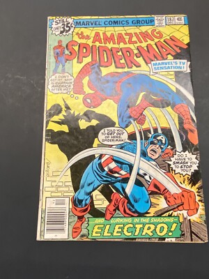 Marvel The Amazing Spider-Man 187 Electro! Captain America