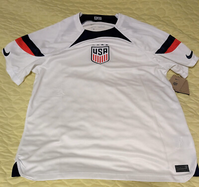 Nike Team USA USWNT 2022/23 Home Soccer Jersey Dri Fit DN0706-102