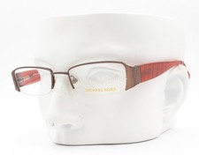Michael Kors MK 318 210 Semi Rimless Eyeglasses Glasses Brown 49mm Small 