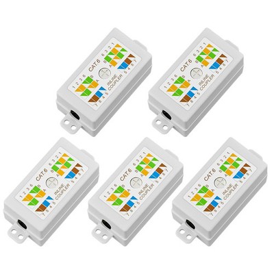 FGB RJ45 Cat6 Abzweigdose, Inline Punchdown Krone Kupplung Verbinder für
