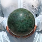 8LB Natural Green Strawberry Quartz sphere Crystal ball Mineral specimen — photo 1
