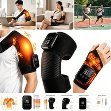 3 In1 Massager Brace Electric Heated Shoulder Wrist with Vibration Pain Relief