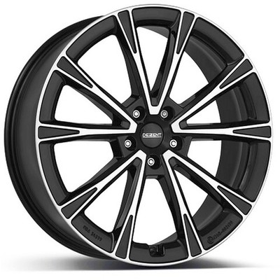 4x Alufelgen DEZENT AR dark Black polished 7,5x19 ET53.5 LK5 112 19 Zoll Felgen