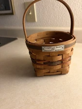 Vintage Longaberger 1989 Inaugural Basket – First in Series
