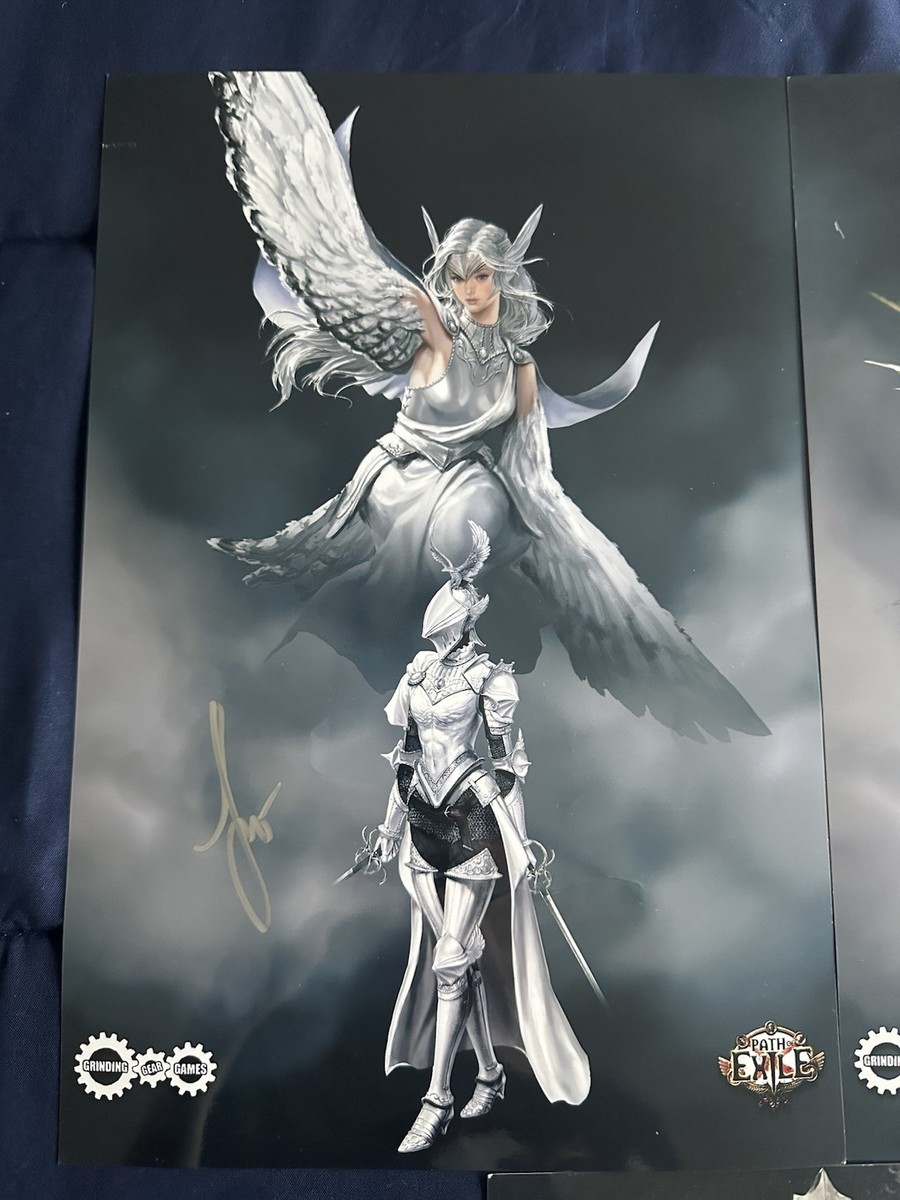 Limited Edition Signed Path of Exile Art Prints; 2019 Orion Core