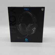 New Logitech Pro X Over Ear Gaming Headset Black 981-000817