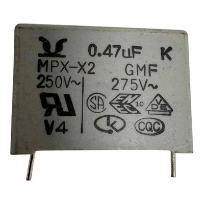 MPX-X2 GMF Kondensator Sicherheit 0,47uF 470nF 250Vac 275Vac 26x19x10mm