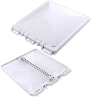 Rv Roof Vent Cover Replacement 13 x13 inch Universal White Vent Lid for Camper T