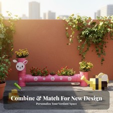 Vertikal das System Pflanzregal Dekorativ PVC-Rohr-Bausatz Einfache Montage