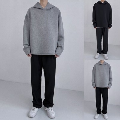 Minimalistischer Stil Herren Pullover Hoodie Frühling Herbst Saison Pulli Design