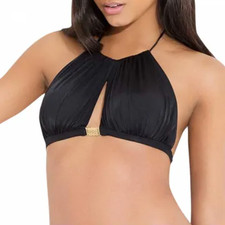 Image of L'Agent by Agent Provocateur Womens Black Taniia Bikini Top Size Small UK 8 BNWT