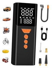 Tire Inflator Portable Air Compressor, 150PSI Cordless Air Pump for Car Tires