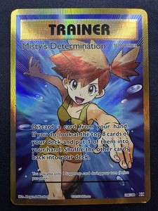 Misty's Determination 108/108 XY Evolutions Full Art Ultra Rare Holo