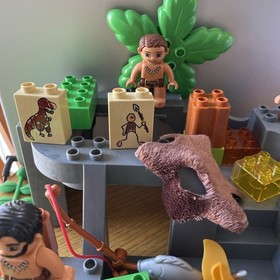 Lego Duplo 5598 - Dino Valley Set - Missing Some Parts- RARE! - See Notes
