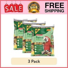 3 Bag 3-D Pet Products Premium Parrot Bird Food Seeds, with Probiotics,8lb Bag