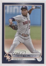 2022 Topps Series 1 Royal Blue Framber Valdez #261 0it7