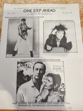 One Step Ahead Rare Australian NZ Rock Music Newsletter THE CHURCH JO KENNEDY