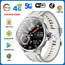 5G/4G Full Network Smart Watch 1.95 Inch 720 720 Big Screen HD 8GB 128GB RAM Vid