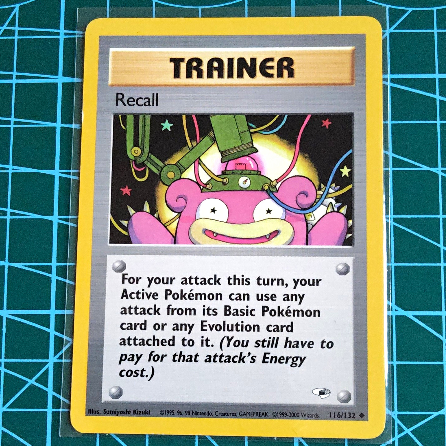 (RAW CARD - LIGHTLY PLAYED) Pokémon TCG Recall 116/132 Base Set 2 Uncommon