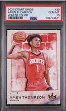 2023-24 Panini Court Kings - Water Color Amen Thompson #30 (RC)