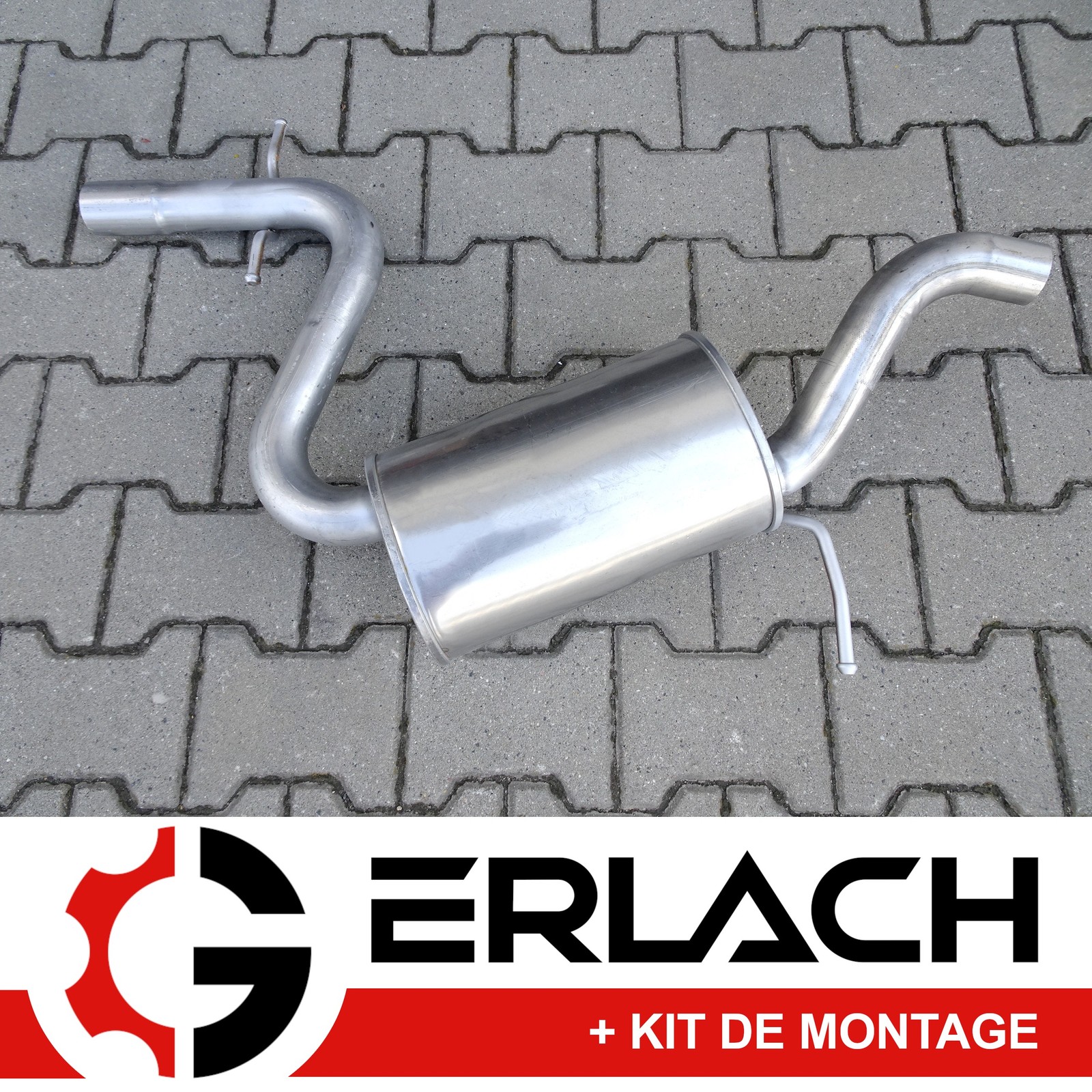 Silencieux intermédiaire Octavia 2 Jetta 3 pot d'échappement central Golf 6449