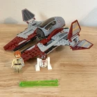 LEGO Star Wars Obi Wan's Jedi Interceptor No Box Missing End Of Lightsaber