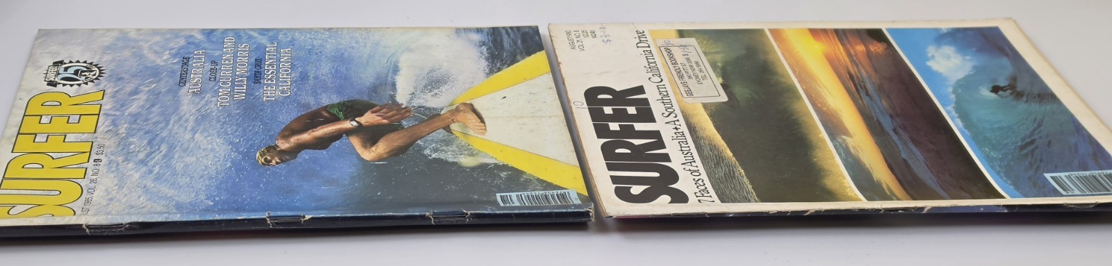 1980+1985 Surfer Magazine August 1980 + August 1985 Vol 26 8 Surfing Bundle image 5