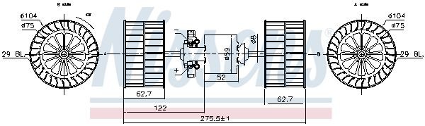Nissens InnenraumgebläSe 87305 FüR Fiat-image