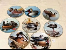 8~American Waterbirds Plate Collection - COA ...