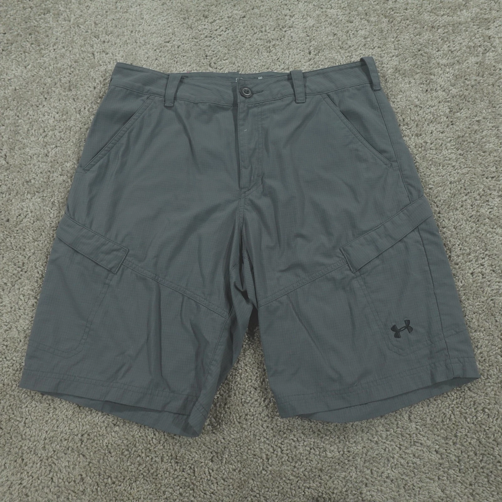 Under Armour Fish Shorts Mens 32 Loose Fit Utility Carge Performance Ripstop