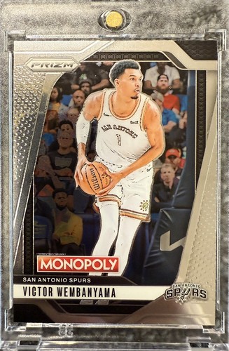 Victor Wembanyama RARE PRIZM SILVER REFRACTOR SP INVESTMENT CARD PANINI SPURS