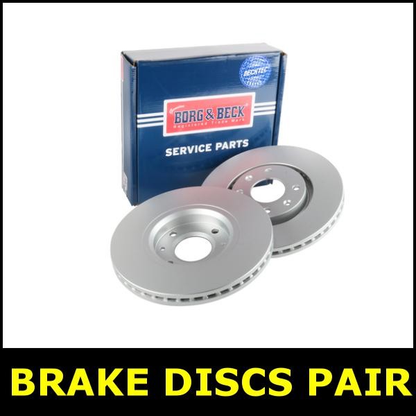 Brake Discs Pair Front Fits PEUGEOT 1007 2008 206 1.2 1.5 1.6 2.0 Electric A2D1