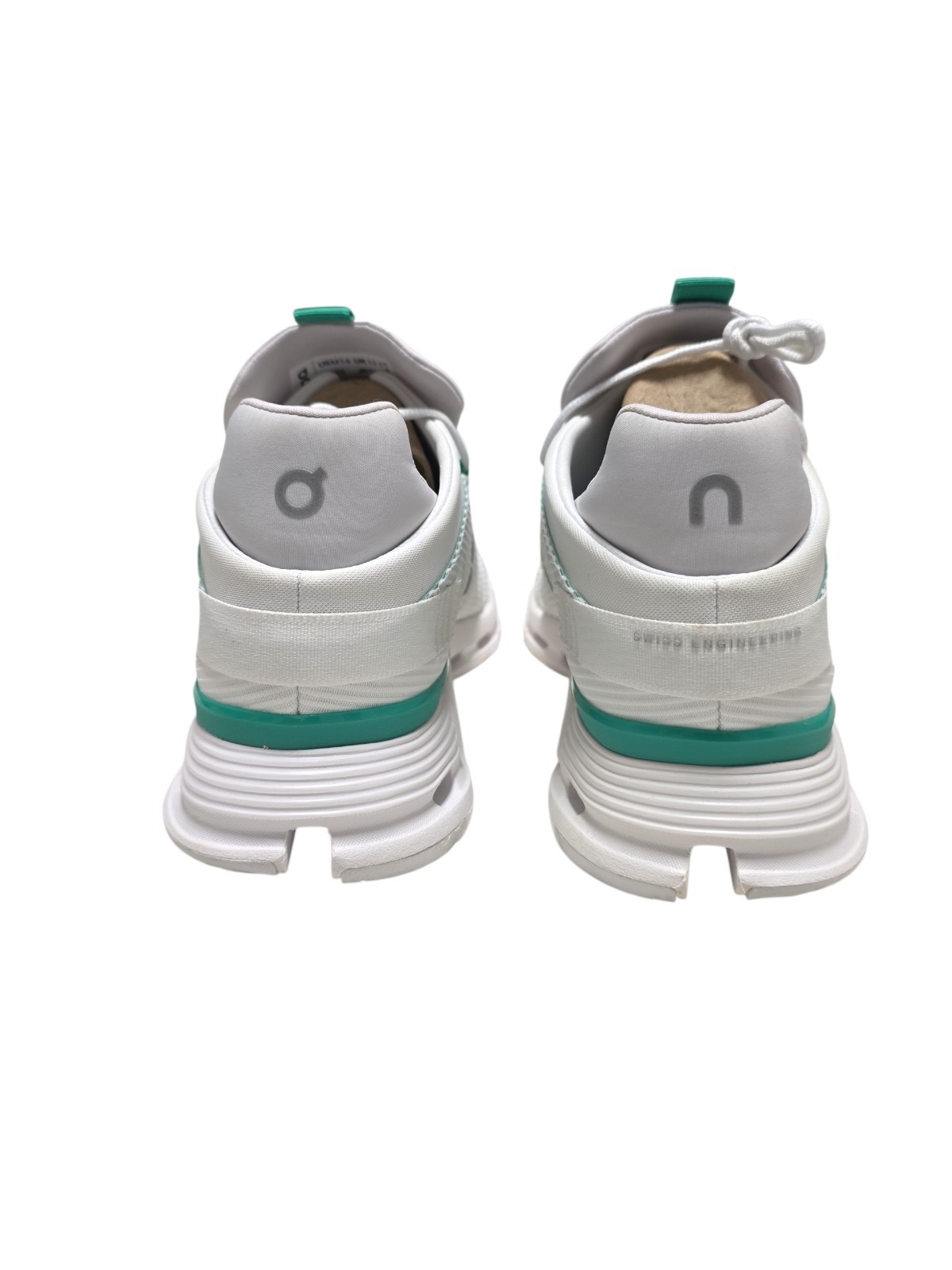 On Cloudnova 3MD12181105 Sneakers - Men's Undyed White Mint - Size 14 - NIB image 5