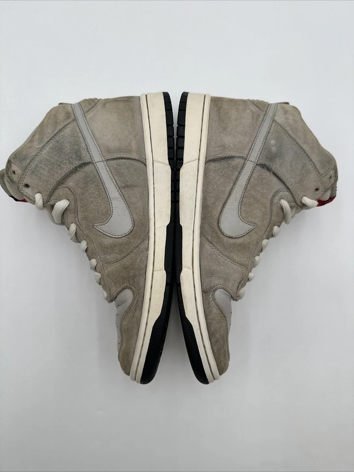 Nike Dunk High Pro SB Pee Wee Herman 2007 Size 9.5 Used 305050-004 - Image 3 of 4