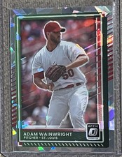 2025 Donruss Optic Baseball ADAM WAINWRIGHT #36 Silver Cracked Ice 14/25.