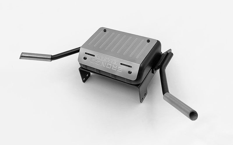 RC4WD VVV-C0516 Fuel Tank With Dual Exhaust For Traxxas TRX-4 '79 Bronco Ra