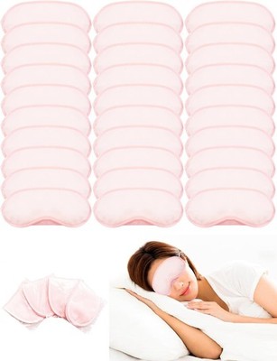 30 Pcs 4 Layers Pink Eye Mask Sleep Masks Sleeping Mask Blindfold Eye Cover Team