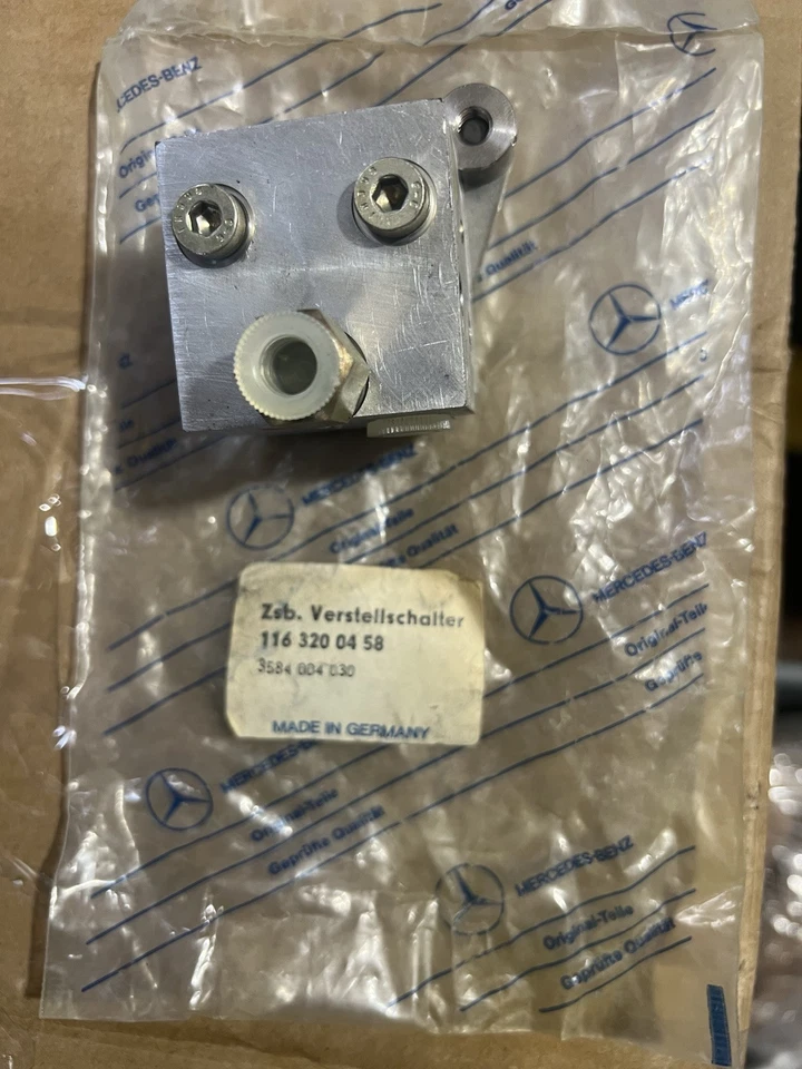 梅赛德斯奔驰 W116 W126 450SEL 6.9 液压悬挂阀 A1163200458 — 第 3/4 张图片
