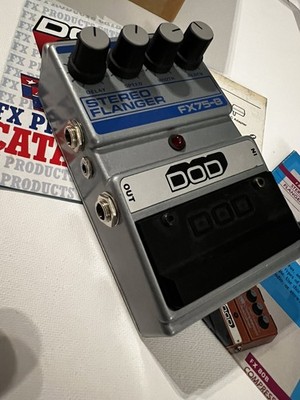 DOD FX75 Stereo Flanger ビンテージアナログフランジャー DOD FX75-B Stereo Flanger — Vintage Analog Modulation – Player's Gear