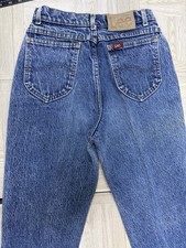 Vintage Lee USA Union Made Acid Wash Women 9 Petite Jeans Slim Skinny Denim