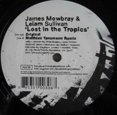 James Mowbray & Leiam Sullivan - Lost In The Tropics (12'') (Very Good (VG)) - 38