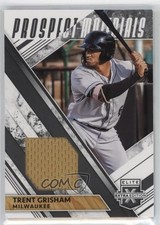 2019 Panini Elite Extra Edition Prospect Materials Black Trent Grisham 1s1s