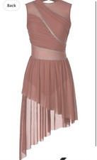 Adult Women s Dance Costume Asymmetrical Skirt Adult Medium