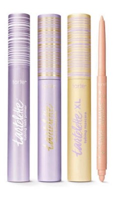 TARTE TARTELETTE MUST HAVES VAULT EYE HIGHLIGHTER, LASH PRIMER & TUBING MASCARA