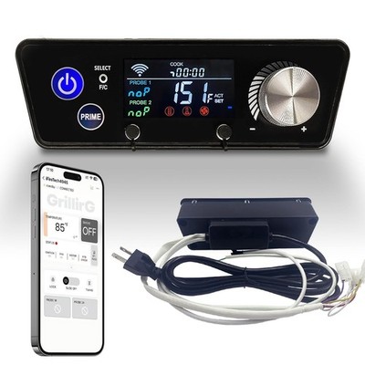 Upgraded Smart WiFi PID Digital Trapezoid Control Board Kit Replacement w/APP Co
