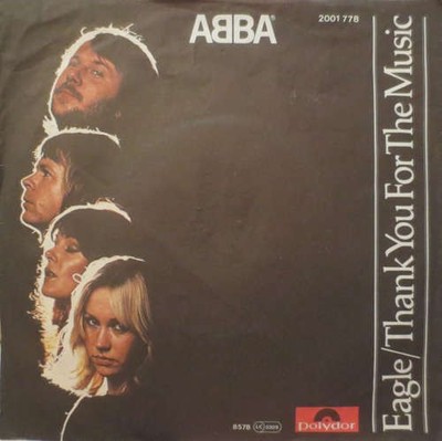 ABBA - Eagle / Thank You For The Music 7'' Single Pap Vinyl Pop Europop 02