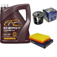 SCT Inspektionspaket 5L Mannol Energy 5W-30 FüR Nissan Micra IV 1.2 Juke 1.6